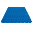Vlnený koberec modrý 180x240
